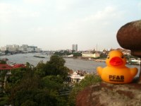 In Bangkok der Fluss ChaoPhraya 