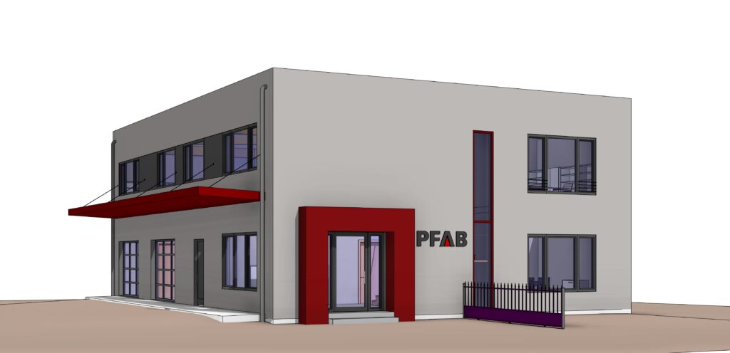 Baustart bei Pfab