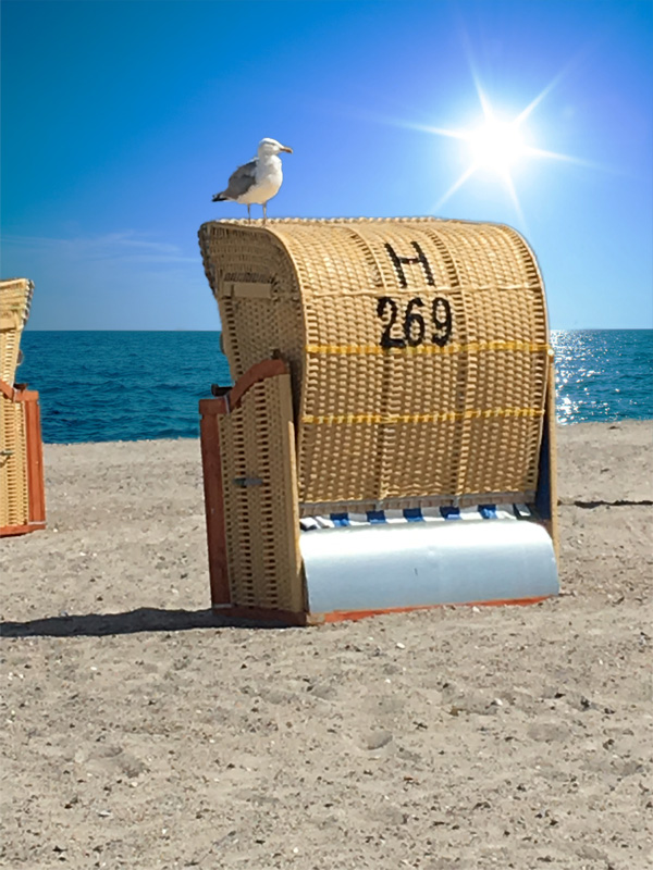 Sommer Strandkorb