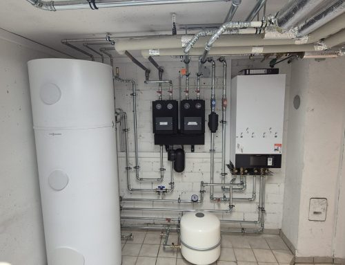 Heizraum einer Wärmepumpe